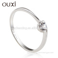OUXI 2015 hot sale Simple value 925 925 sun silver ring Y70032